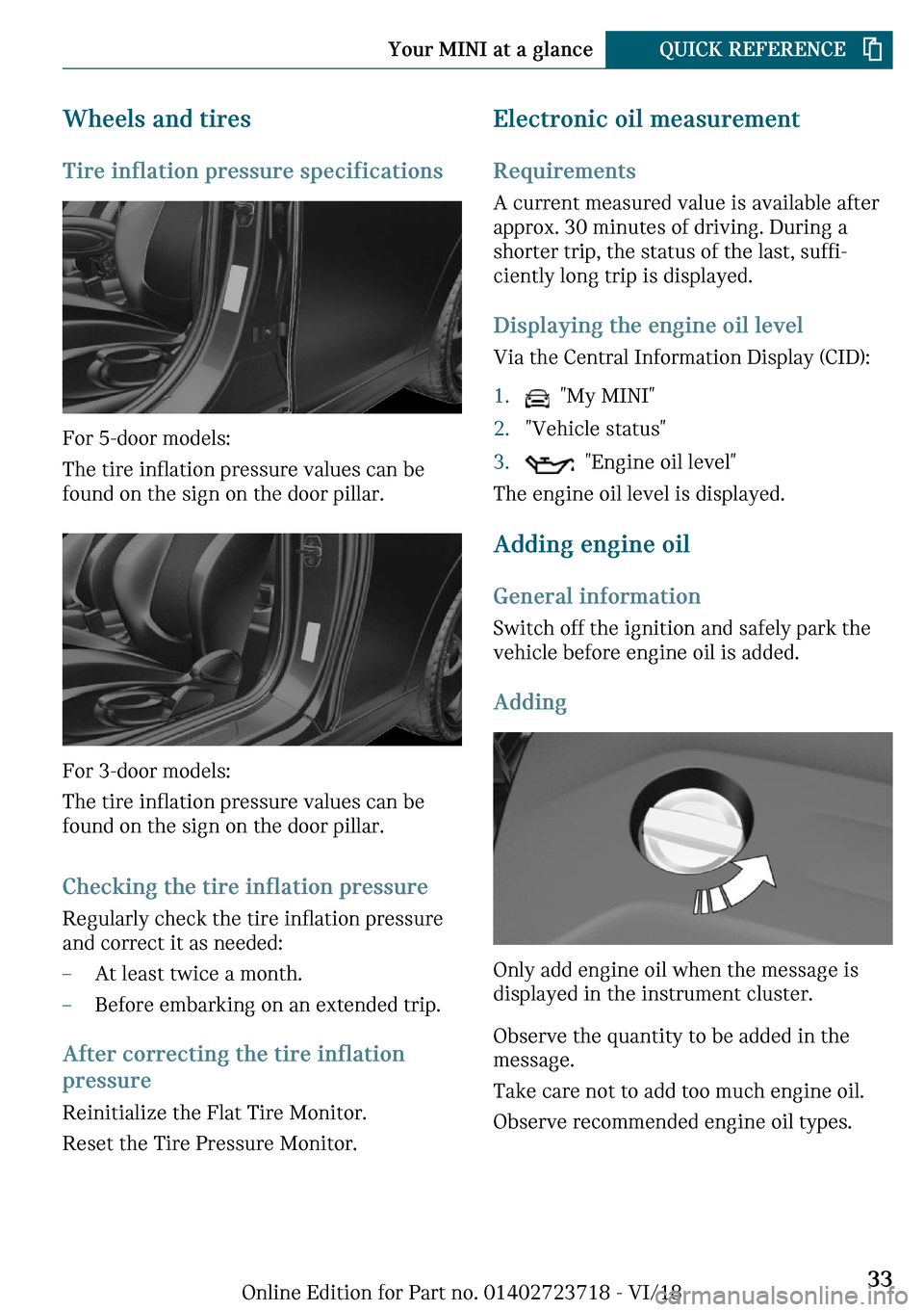 MINI Hardtop 4 Door 2019  Owners Manual �W�