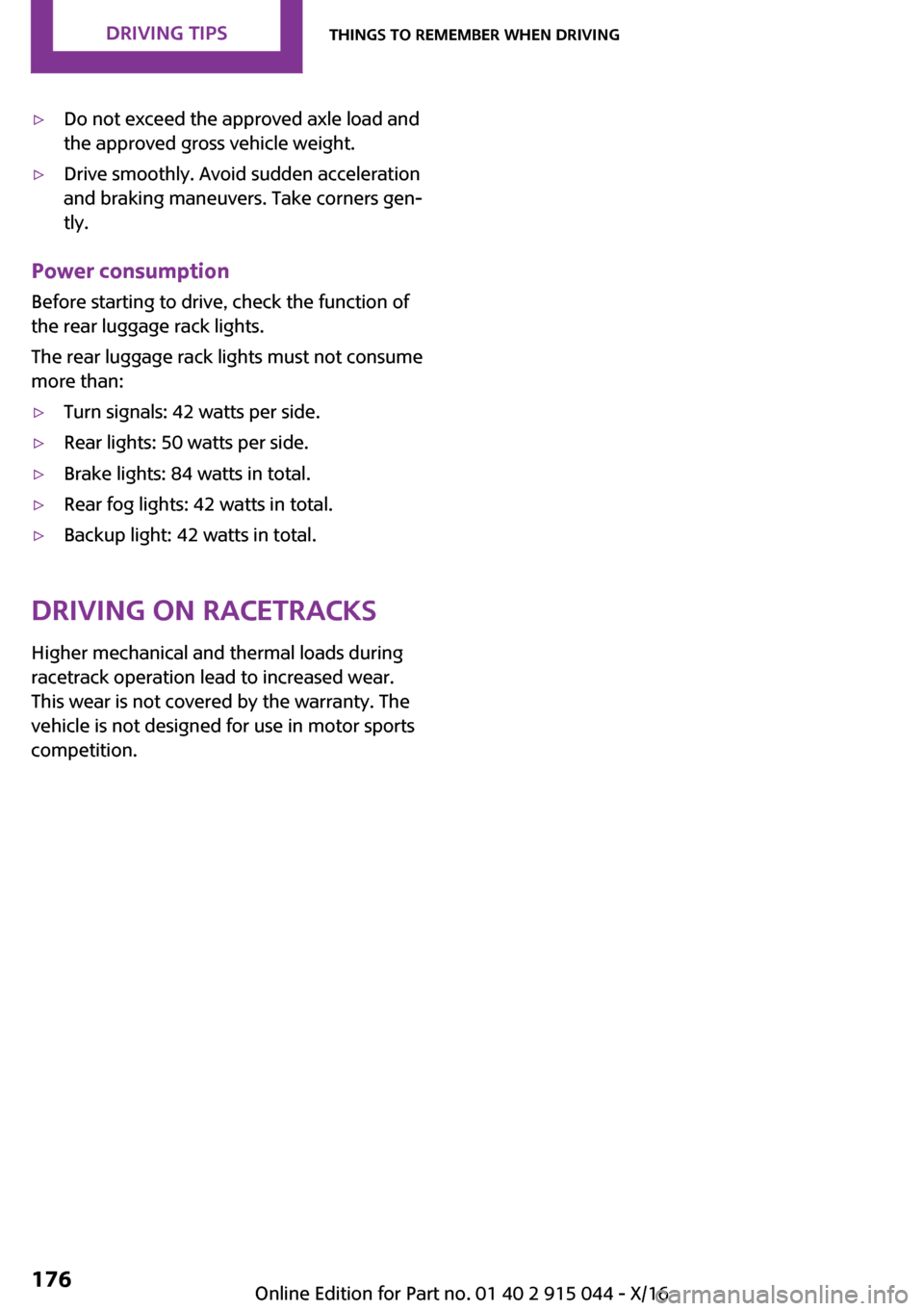 MINI Hardtop 4 Door 2017  Owners Manual 