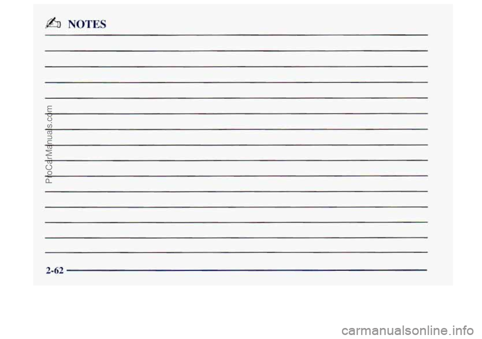 OLDSMOBILE BRAVADA 1997  Owners Manual bb NOTES 
2-62 
ProCarManuals.com 
