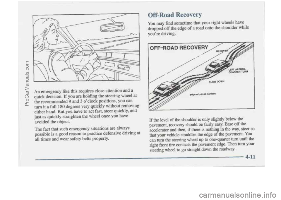 OLDSMOBILE CUTLASS 1997  Owners Manual I I1 
4-11 
ProCarManuals.com 