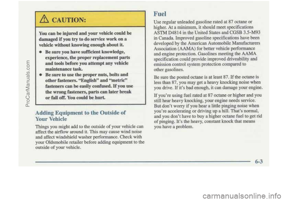 OLDSMOBILE CUTLASS 1997  Owners Manual ProCarManuals.com 