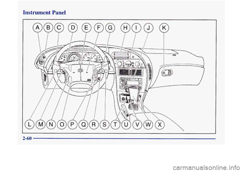 Oldsmobile Aurora 1998  Owners Manuals Instrument Panel  