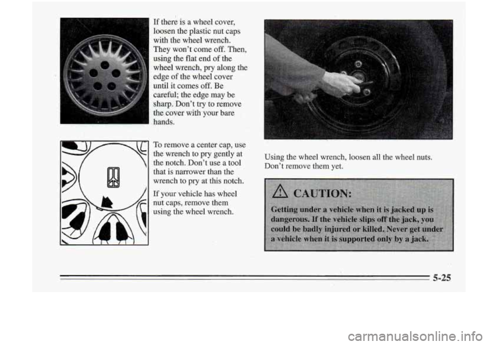 Oldsmobile Cutlass Supreme 1995  Owners Manuals 5-25  
