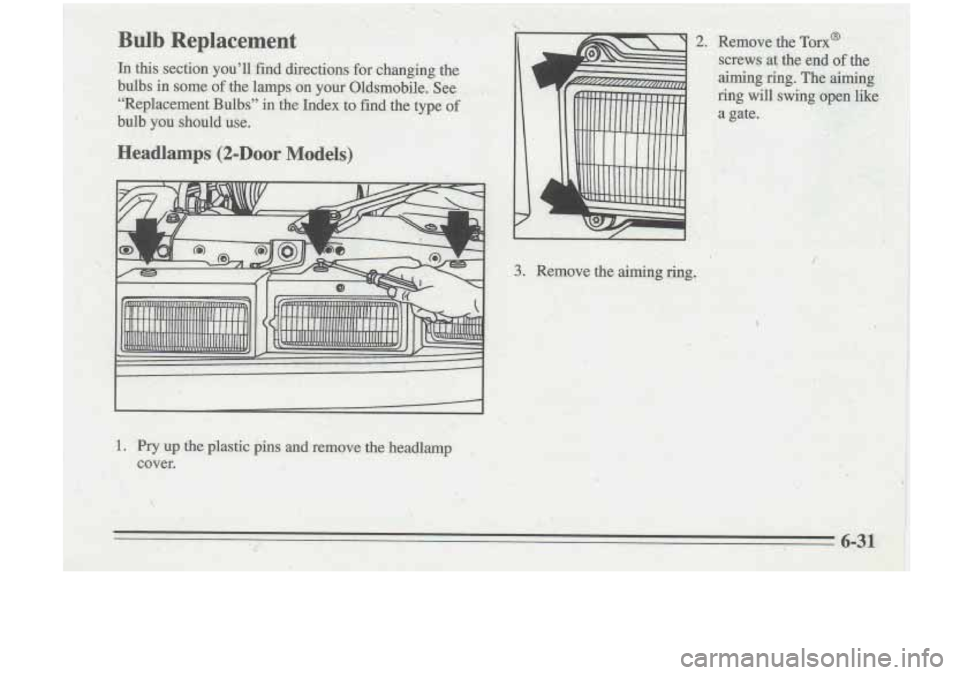 Oldsmobile Cutlass Supreme 1995  Owners Manuals L 
2.  