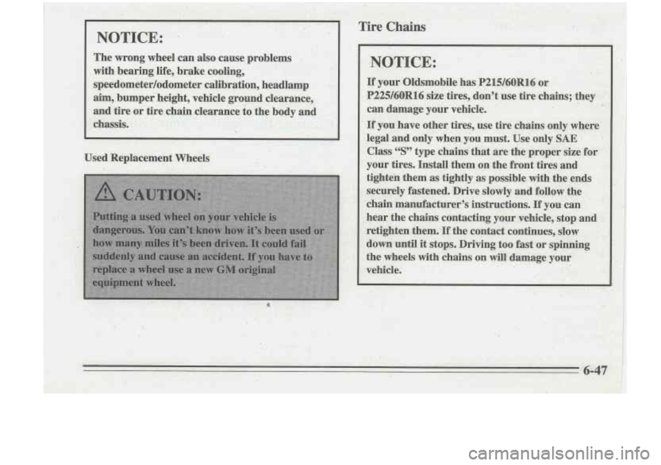 Oldsmobile Cutlass Supreme 1995  Owners Manuals 1  