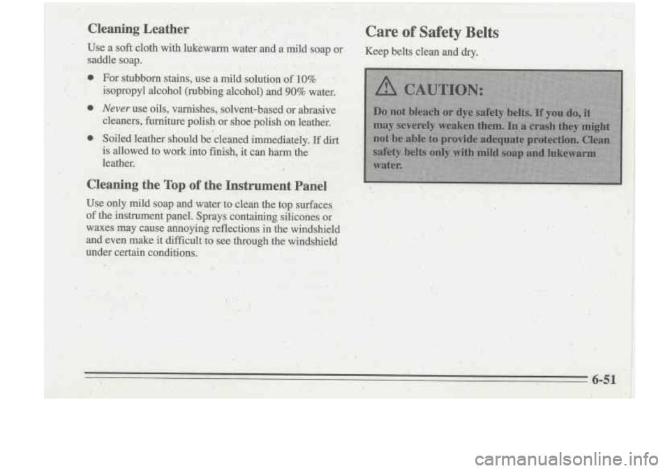 Oldsmobile Cutlass Supreme 1995  Owners Manuals ._  