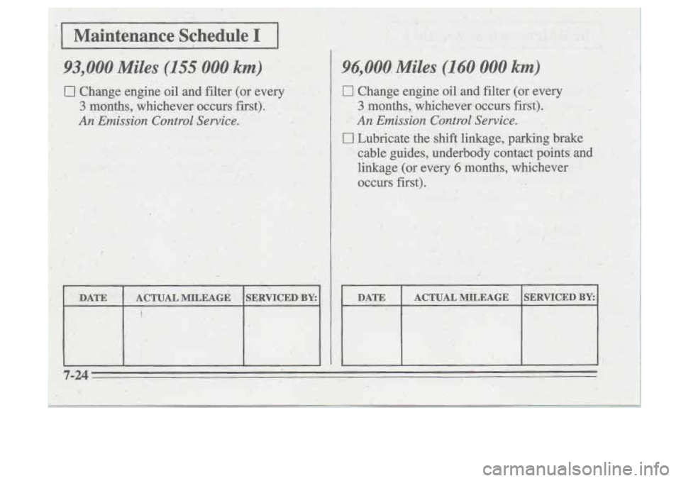 Oldsmobile Cutlass Supreme 1995  Owners Manuals _. 
I 
t 
f 
linkage (a every 6 months., whichever;, 
occ$lrs -first).   I"  