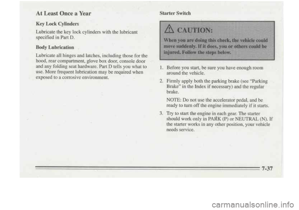 Oldsmobile Cutlass Supreme 1995  Owners Manuals 