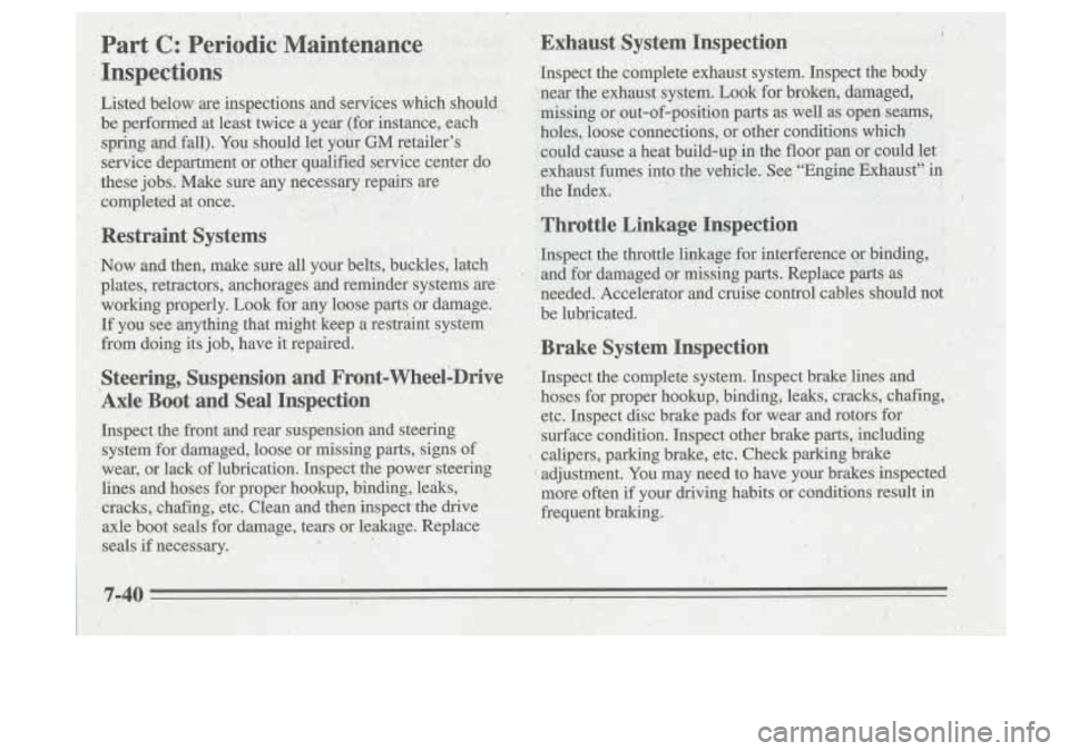 Oldsmobile Cutlass Supreme 1995  Owners Manuals 