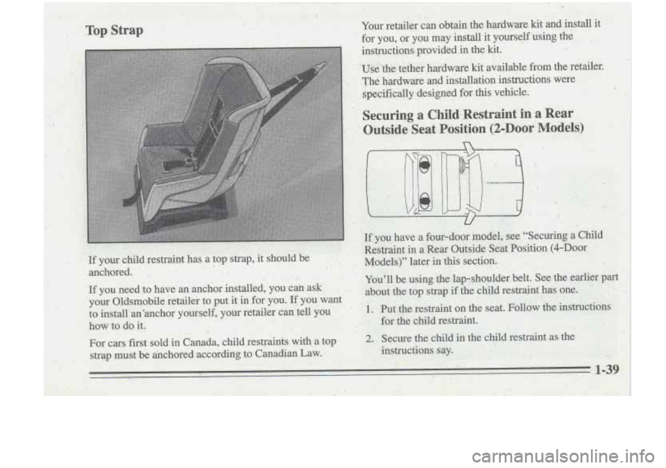 Oldsmobile Cutlass Supreme 1995  Owners Manuals 