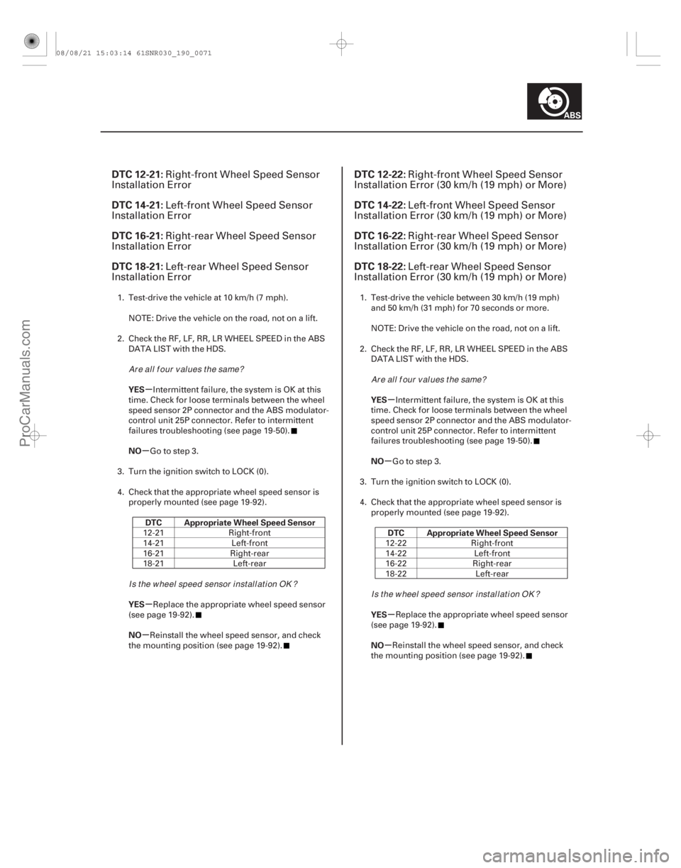 ACURA CSX 2006 Service Repair Manual (#
)
(#
)
µ
µ
µ
µ µ
µ
µ
µ
DTC 12-21:
DTC 14-21:
DTC 16-21:
DTC 18-21: DTC 12-22:
DTC 14-22:
D ACURA CSX 2006 Service Repair Manual (#
)
(#
)
µ
µ
µ
µ µ
µ
µ
µ
DTC 12-21:
DTC 14-21:
DTC 16-21:
DTC 18-21: DTC 12-22:
DTC 14-22:
D