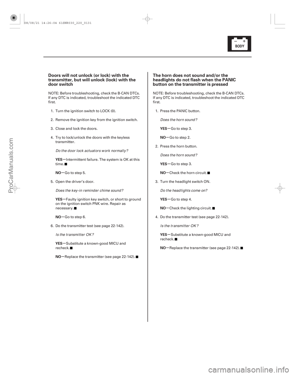 ACURA CSX 2006 Service Repair Manual (#
)
(#
)
µ
µ
µ
µ
µ
µ µ
µ
µ
µ
µ
µ
µ
µ
Doors will not unlock (or lock) with the
tr ACURA CSX 2006 Service Repair Manual (#
)
(#
)
µ
µ
µ
µ
µ
µ µ
µ
µ
µ
µ
µ
µ
µ
Doors will not unlock (or lock) with the
tr