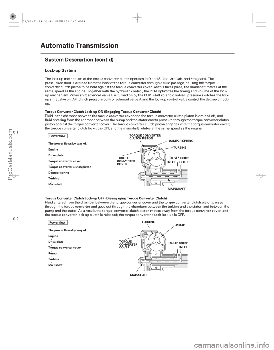 ACURA CSX 2006 Service Repair Manual
(#
)
ã
ã
ã
ã
ã
ã
ã
ã
ã
ã
ã
Lock-up System
Torque Converter Clutch Lock-up ON (Engaging Torque Converter Clutch)
Torque Conv ACURA CSX 2006 Service Repair Manual
(#
)
ã
ã
ã
ã
ã
ã
ã
ã
ã
ã
ã
Lock-up System
Torque Converter Clutch Lock-up ON (Engaging Torque Converter Clutch)
Torque Conv