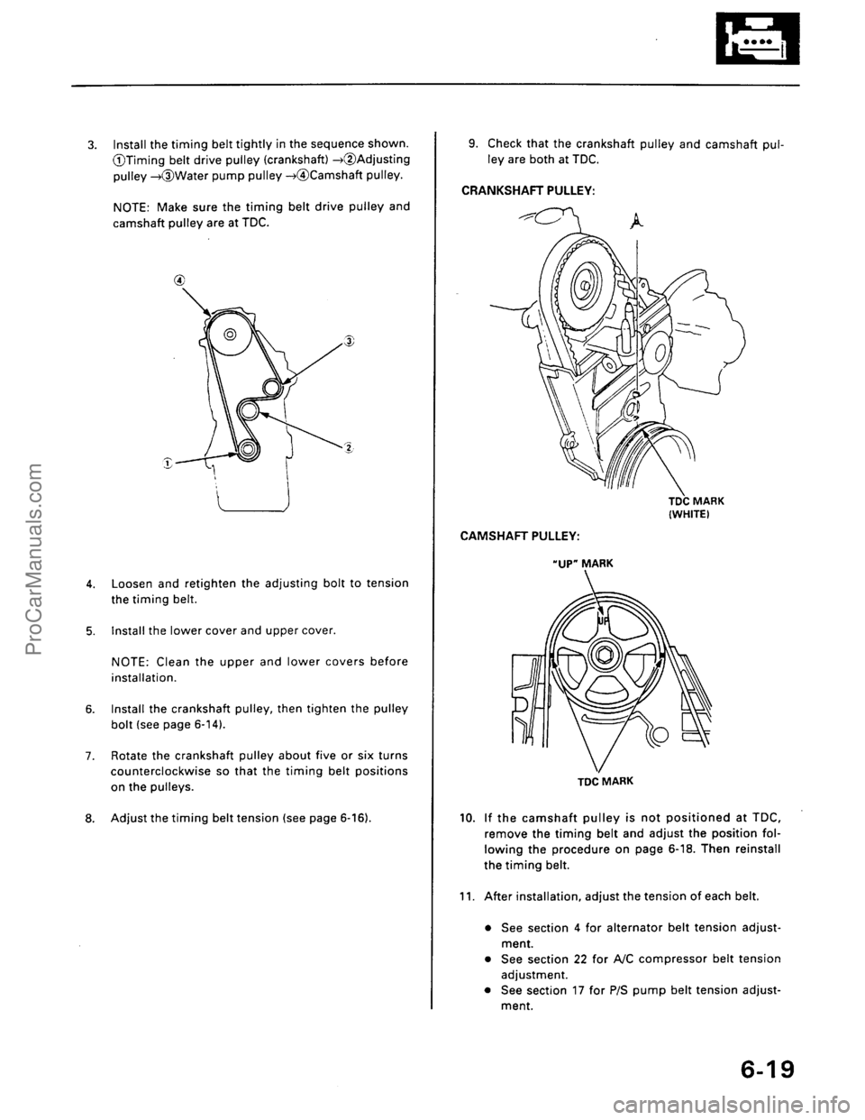 ACURA EL 1997  Service Repair Manual ProCarManuals.com 