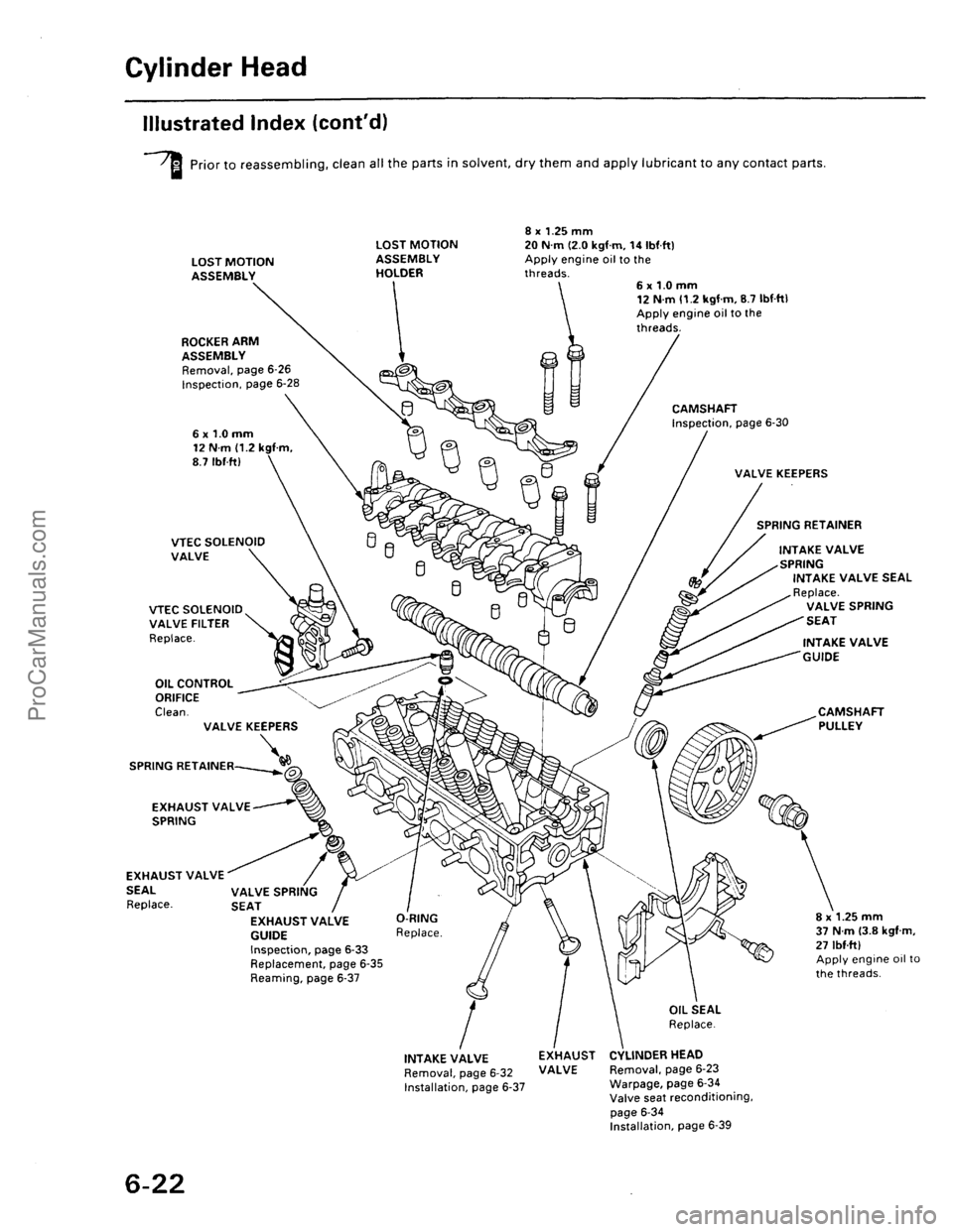 ACURA EL 1997  Service Repair Manual ProCarManuals.com 