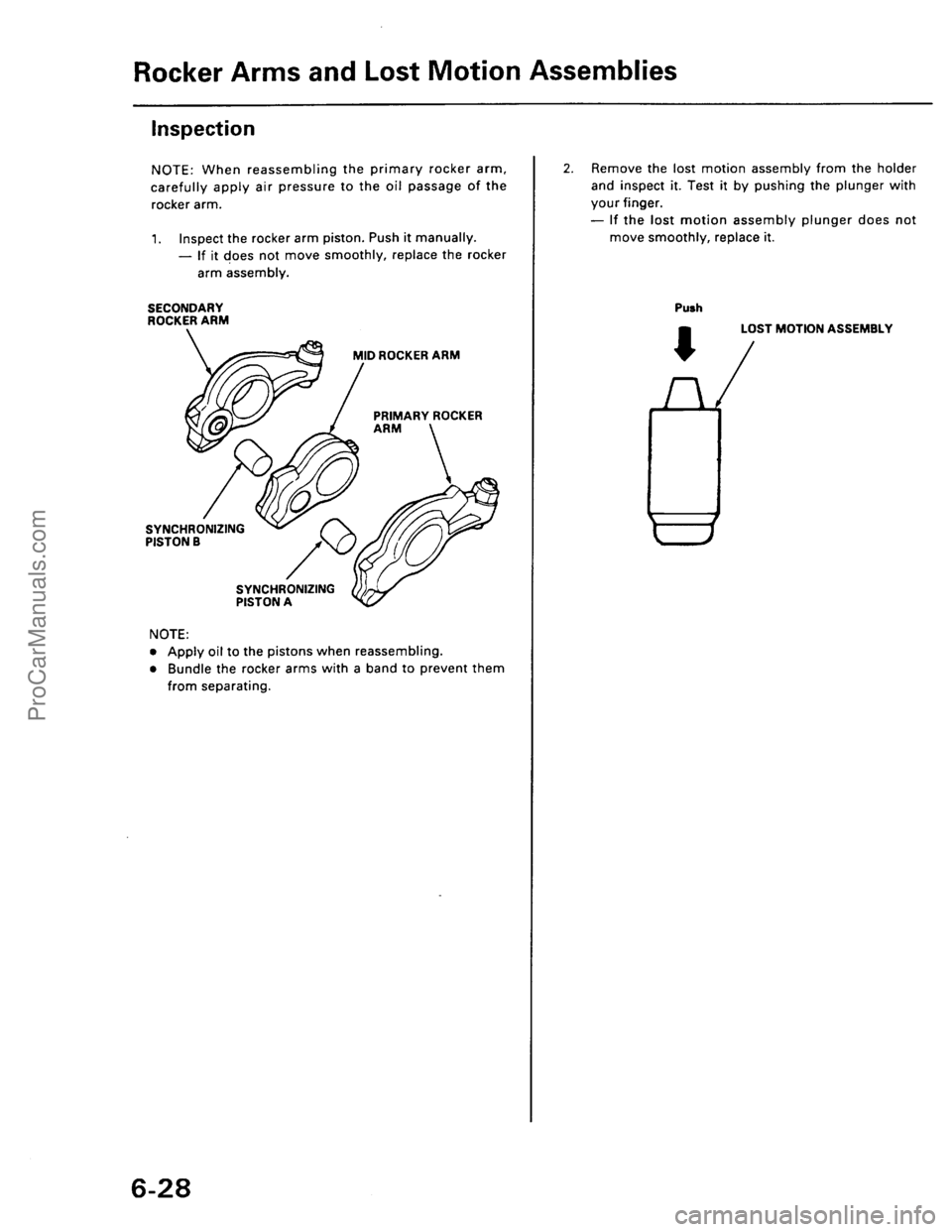 ACURA EL 1997  Service Repair Manual ProCarManuals.com 
