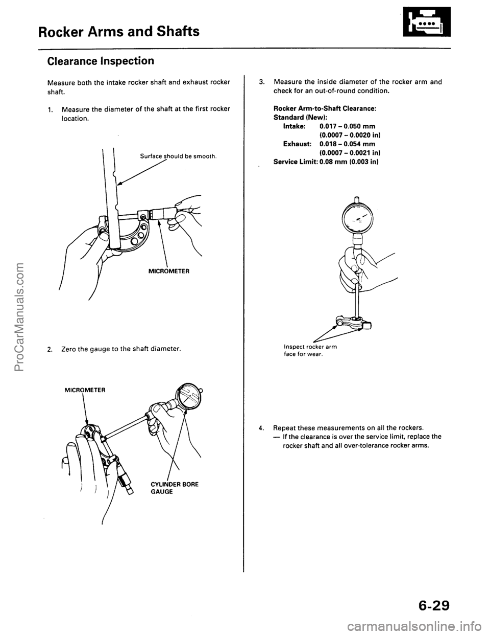 ACURA EL 1997  Service Repair Manual ProCarManuals.com 