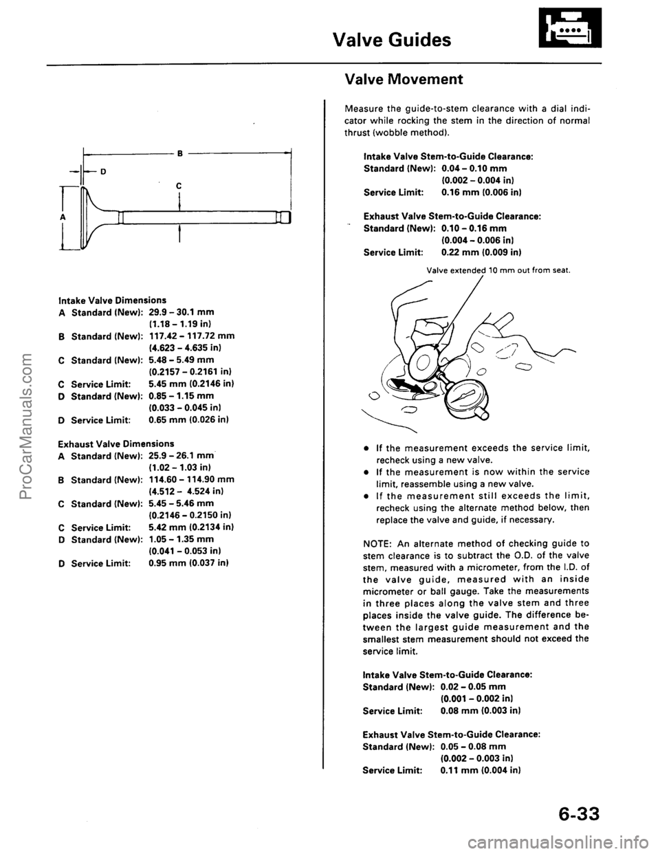 ACURA EL 1997  Service Repair Manual ProCarManuals.com 