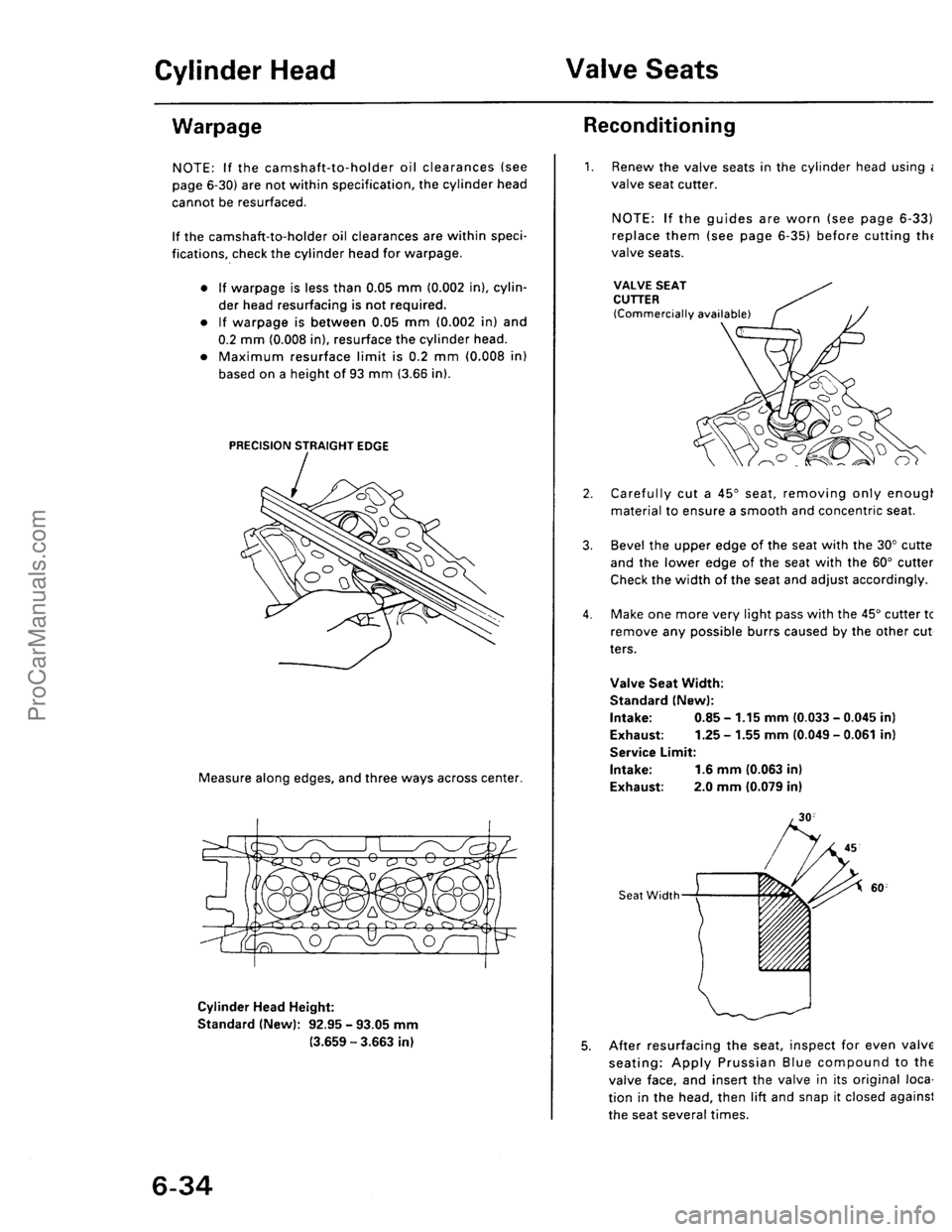 ACURA EL 1997  Service Repair Manual ProCarManuals.com 