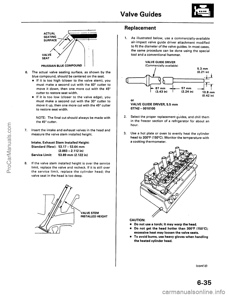 ACURA EL 1997  Service Repair Manual ProCarManuals.com 