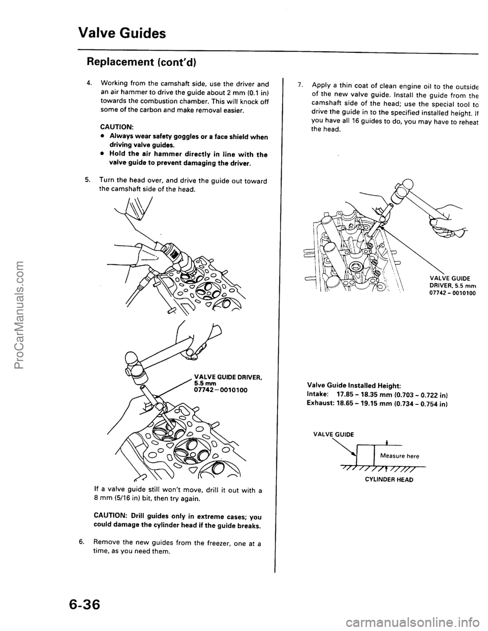 ACURA EL 1997  Service Repair Manual ProCarManuals.com 