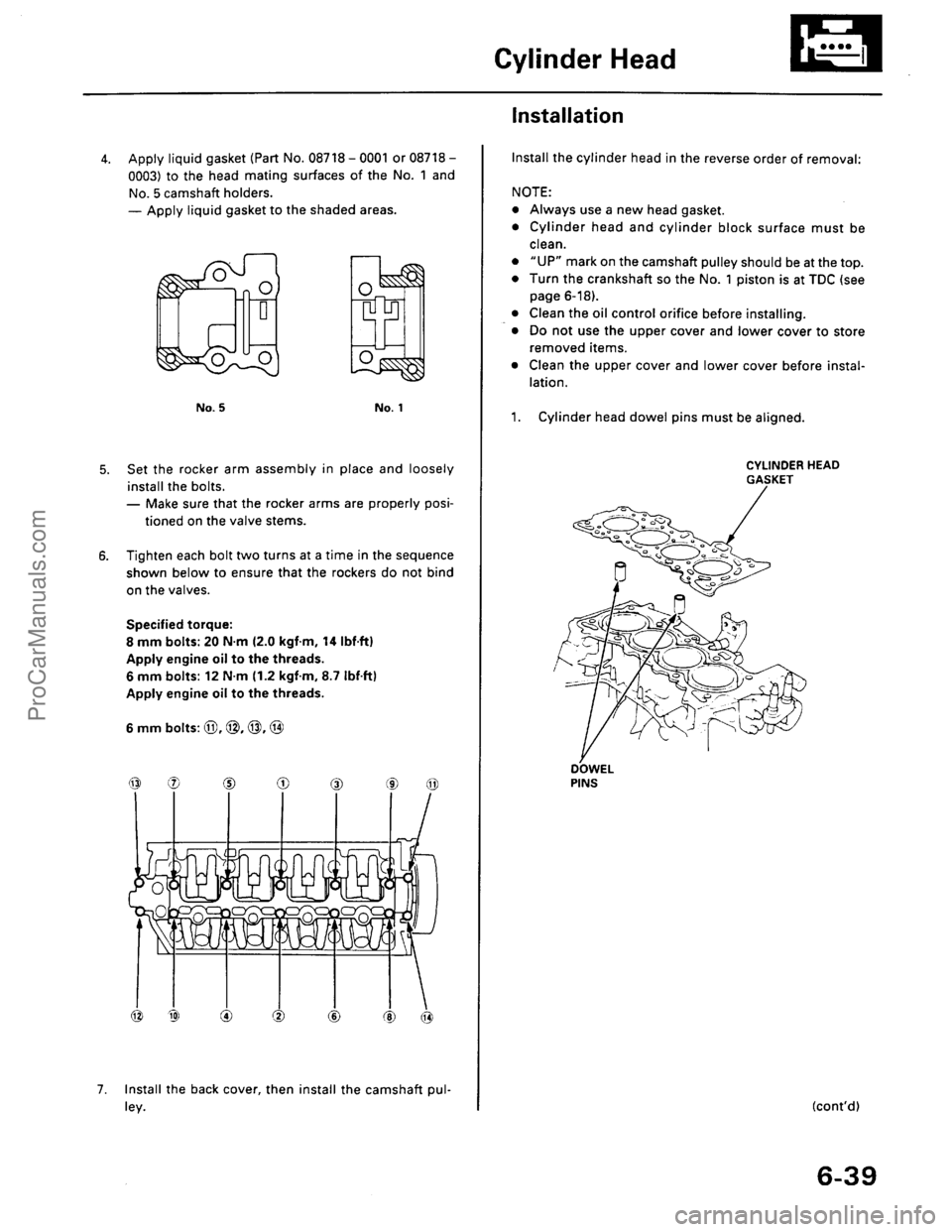 ACURA EL 1997  Service Repair Manual ProCarManuals.com 