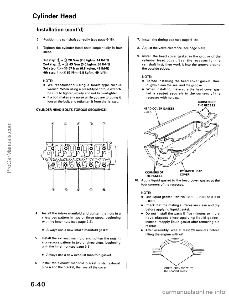 ACURA EL 1997  Service Repair Manual ProCarManuals.com 