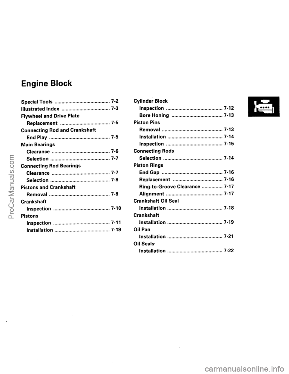 ACURA EL 1997  Service Repair Manual ProCarManuals.com 