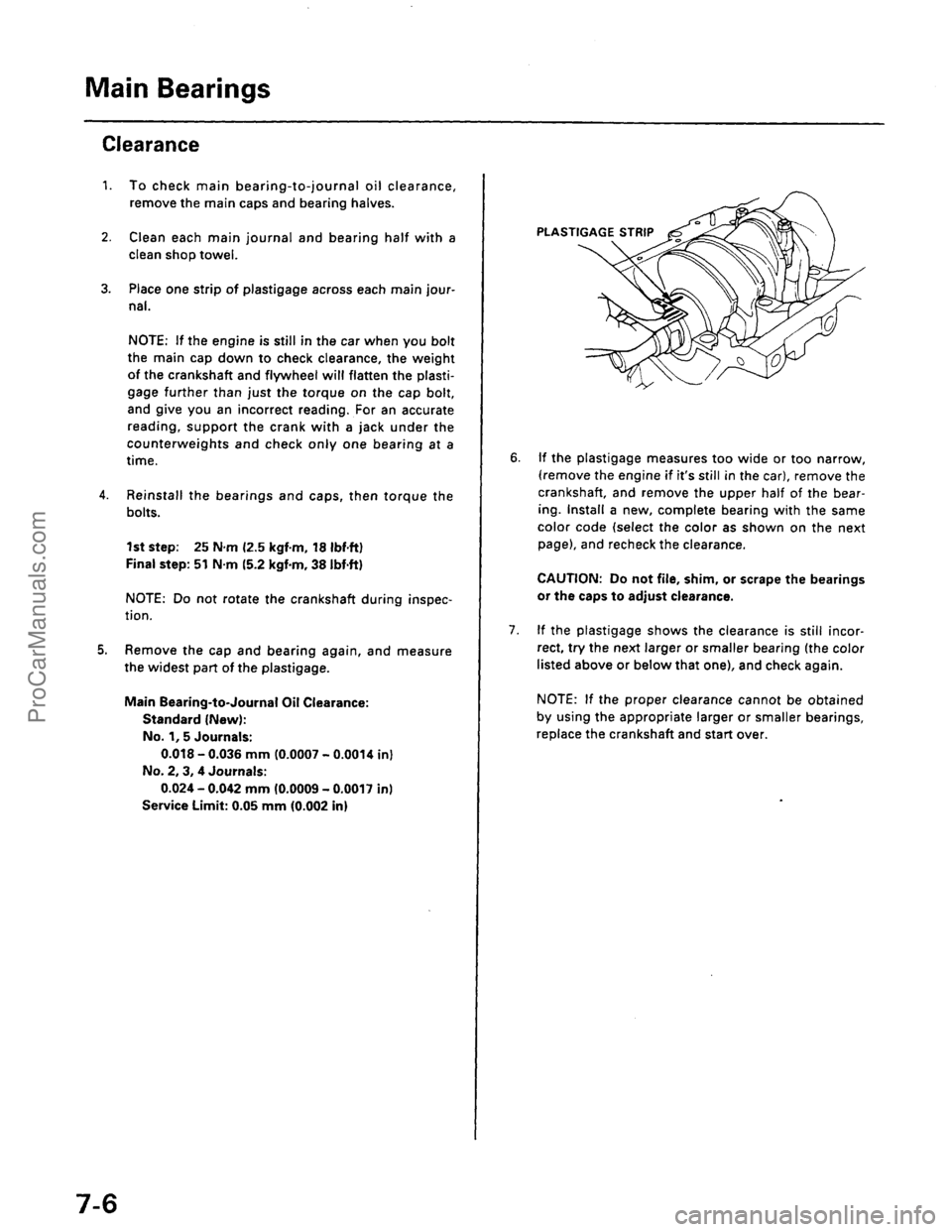 ACURA EL 1997  Service Repair Manual ProCarManuals.com 