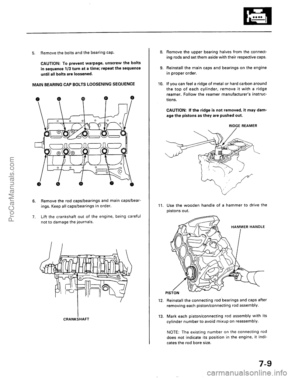 ACURA EL 1997  Service Repair Manual ProCarManuals.com 