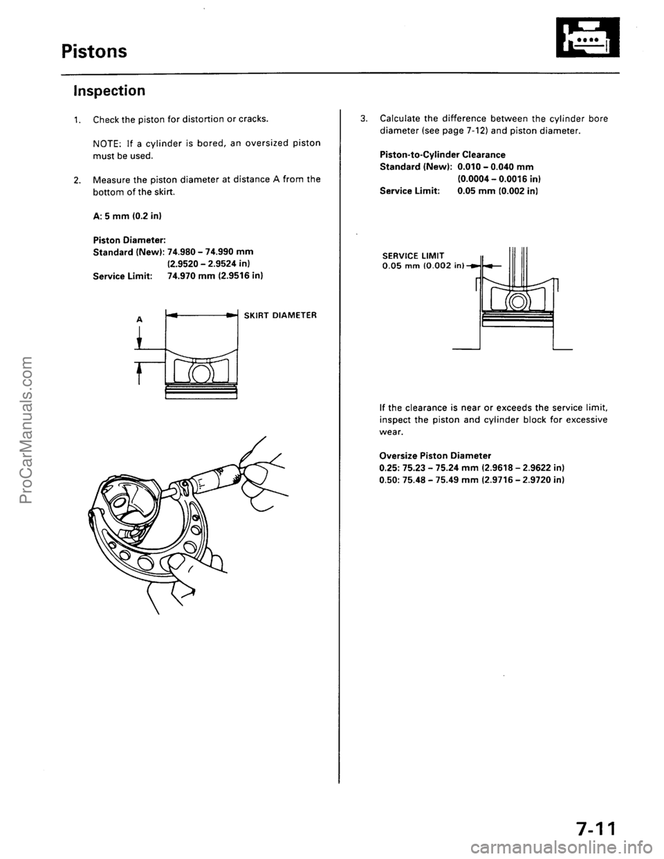 ACURA EL 1997  Service Repair Manual ProCarManuals.com 