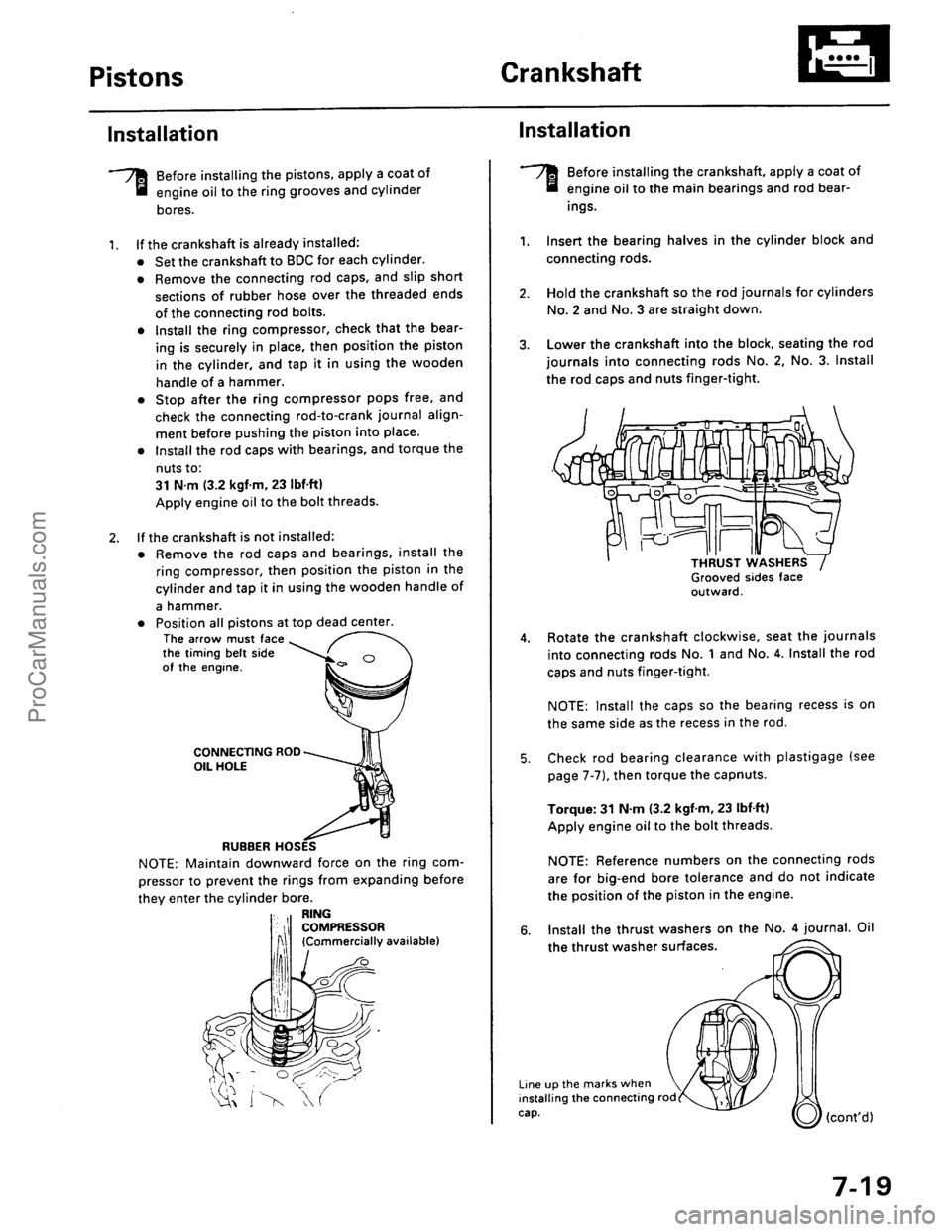 ACURA EL 1997  Service Repair Manual ProCarManuals.com 
