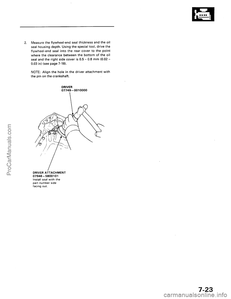 ACURA EL 1997  Service Repair Manual ProCarManuals.com 