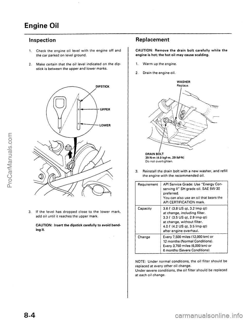 ACURA EL 1997  Service Repair Manual ProCarManuals.com 