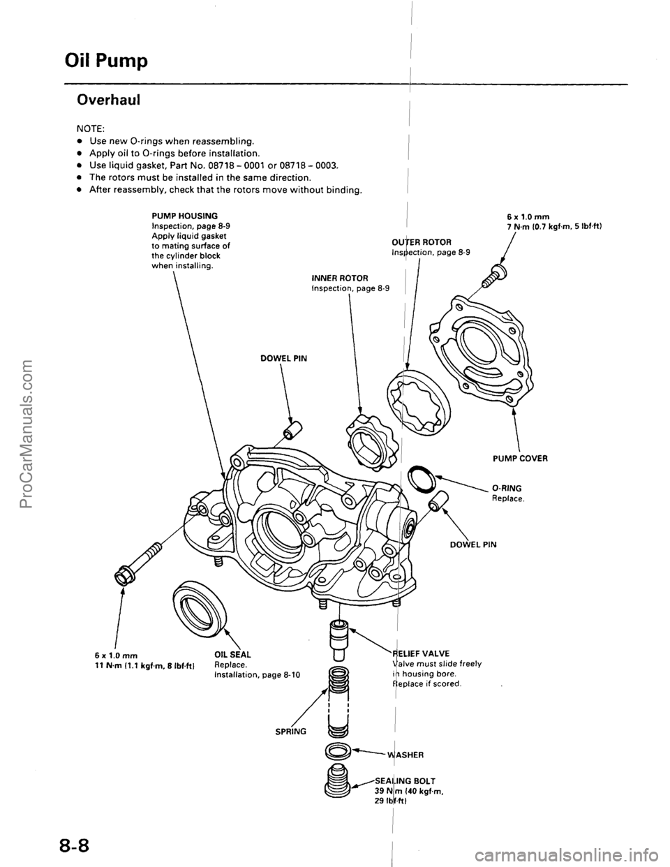 ACURA EL 1997  Service Repair Manual ProCarManuals.com 