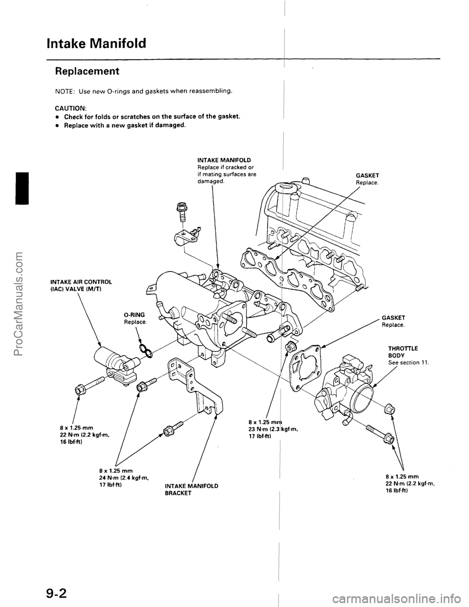 ACURA EL 1997  Service Repair Manual ProCarManuals.com 