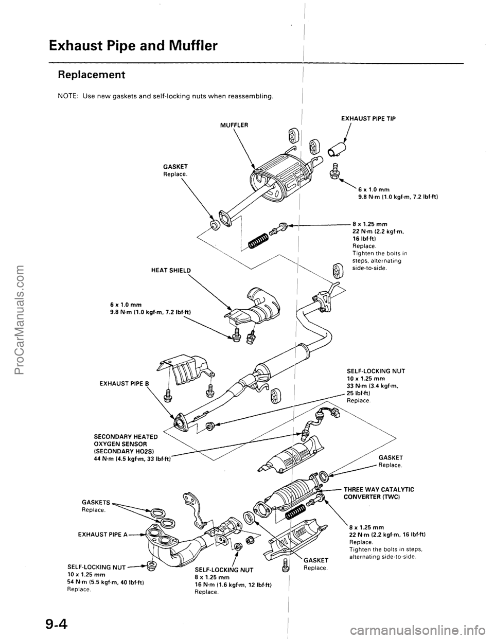 ACURA EL 1997  Service Repair Manual ProCarManuals.com 