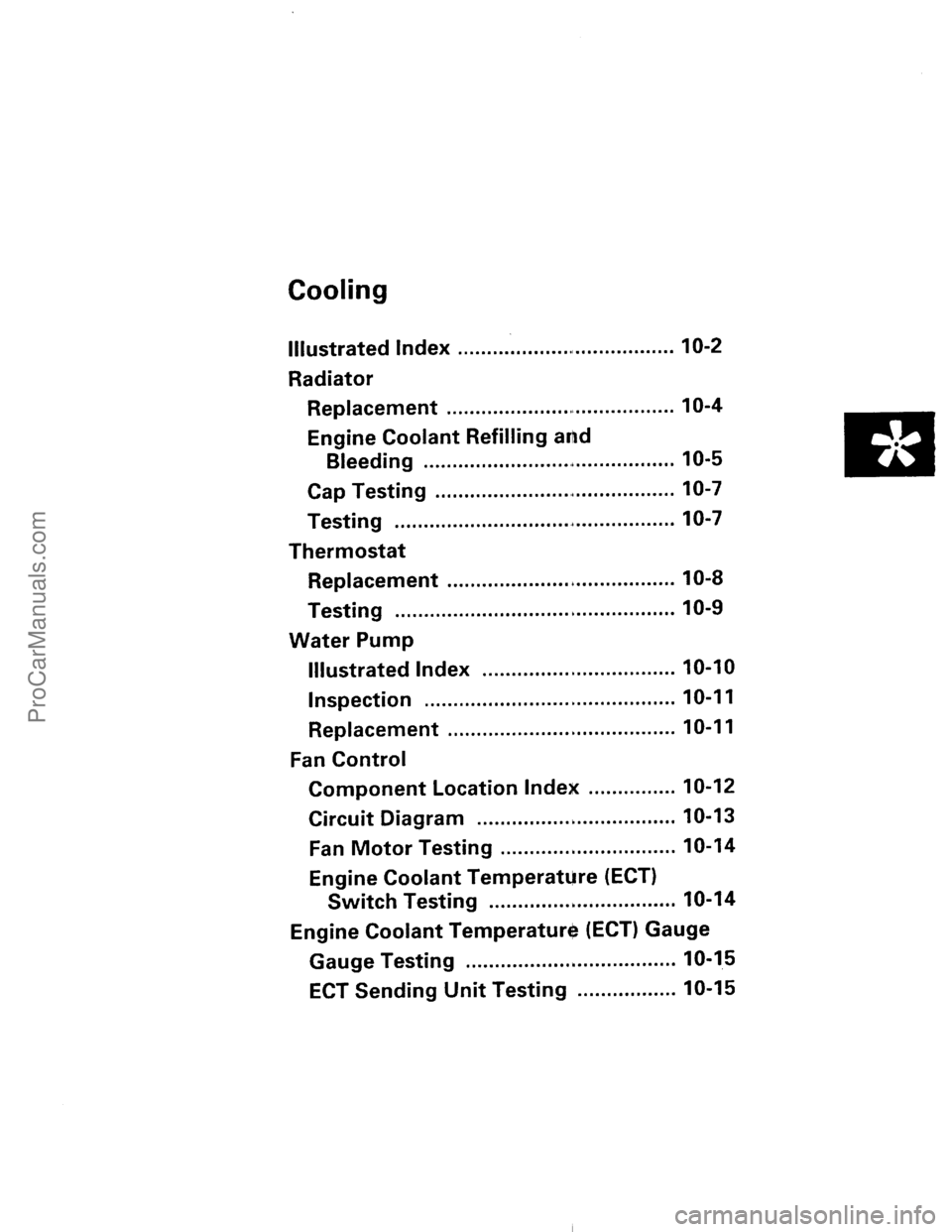 ACURA EL 1997  Service Repair Manual ProCarManuals.com 