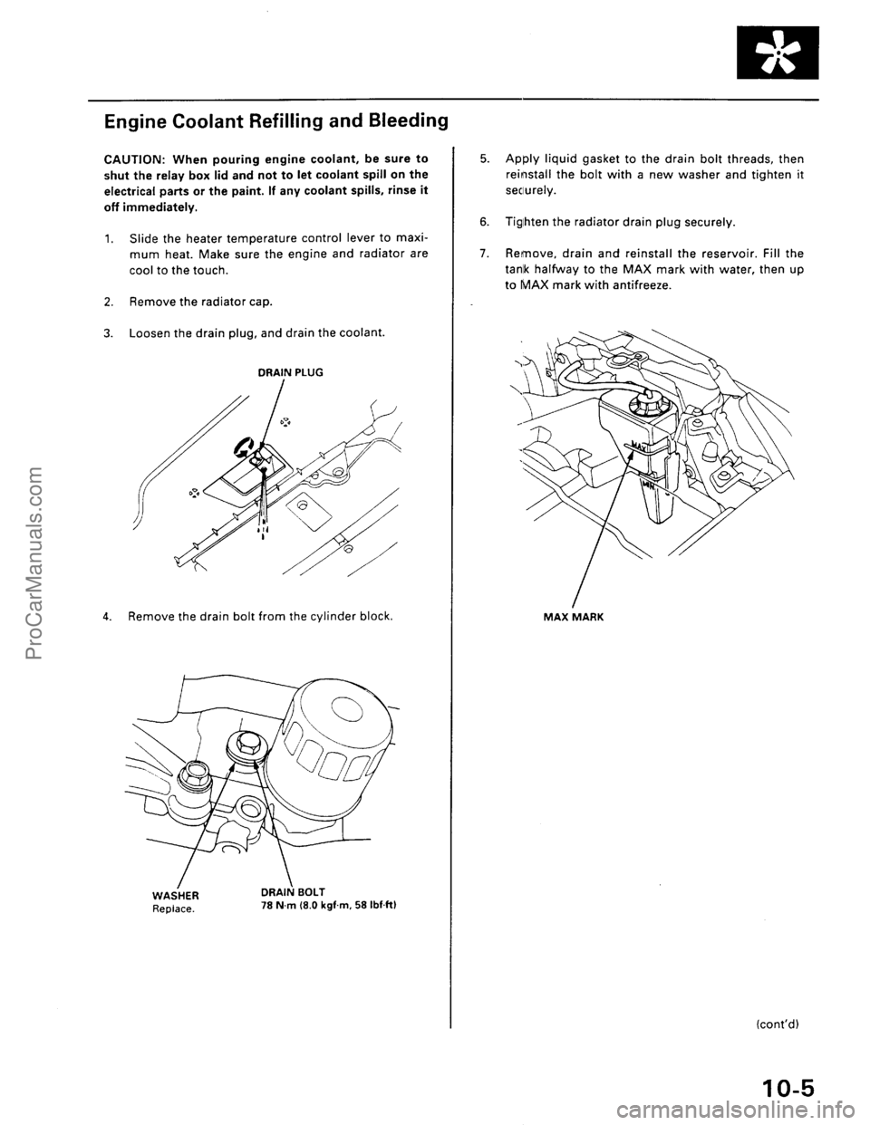 ACURA EL 1997  Service Repair Manual ProCarManuals.com 