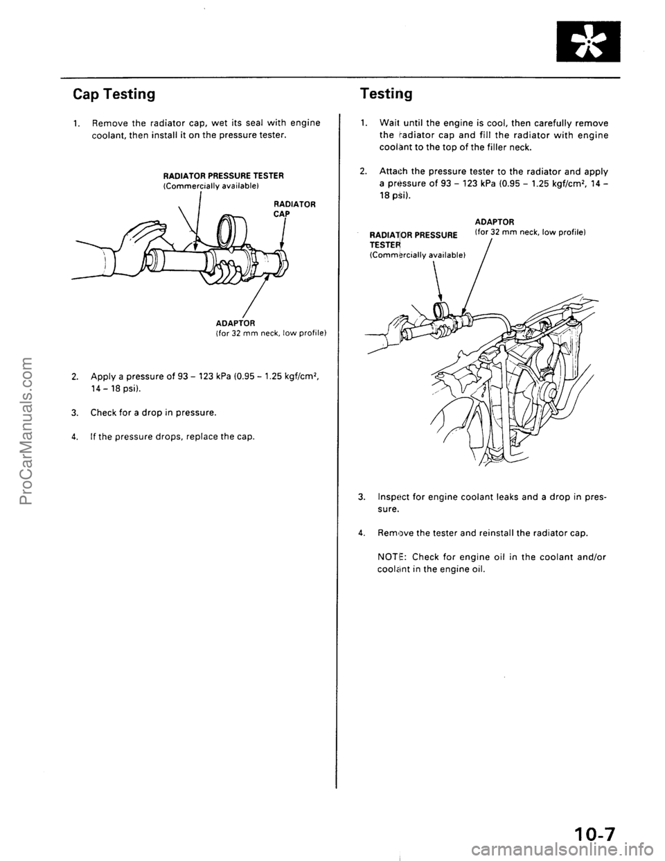 ACURA EL 1997  Service Repair Manual ProCarManuals.com 