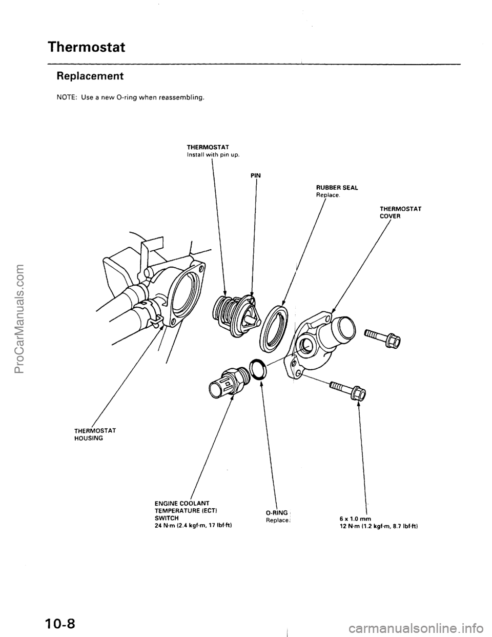 ACURA EL 1997  Service Repair Manual ProCarManuals.com 