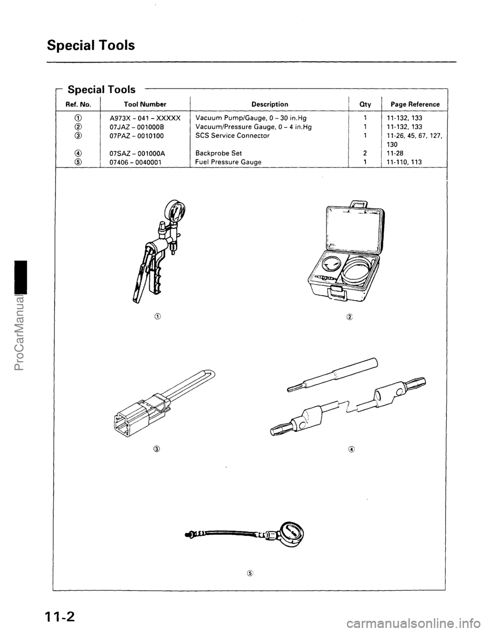 ACURA EL 1997  Service Repair Manual ProCarManuals.com 