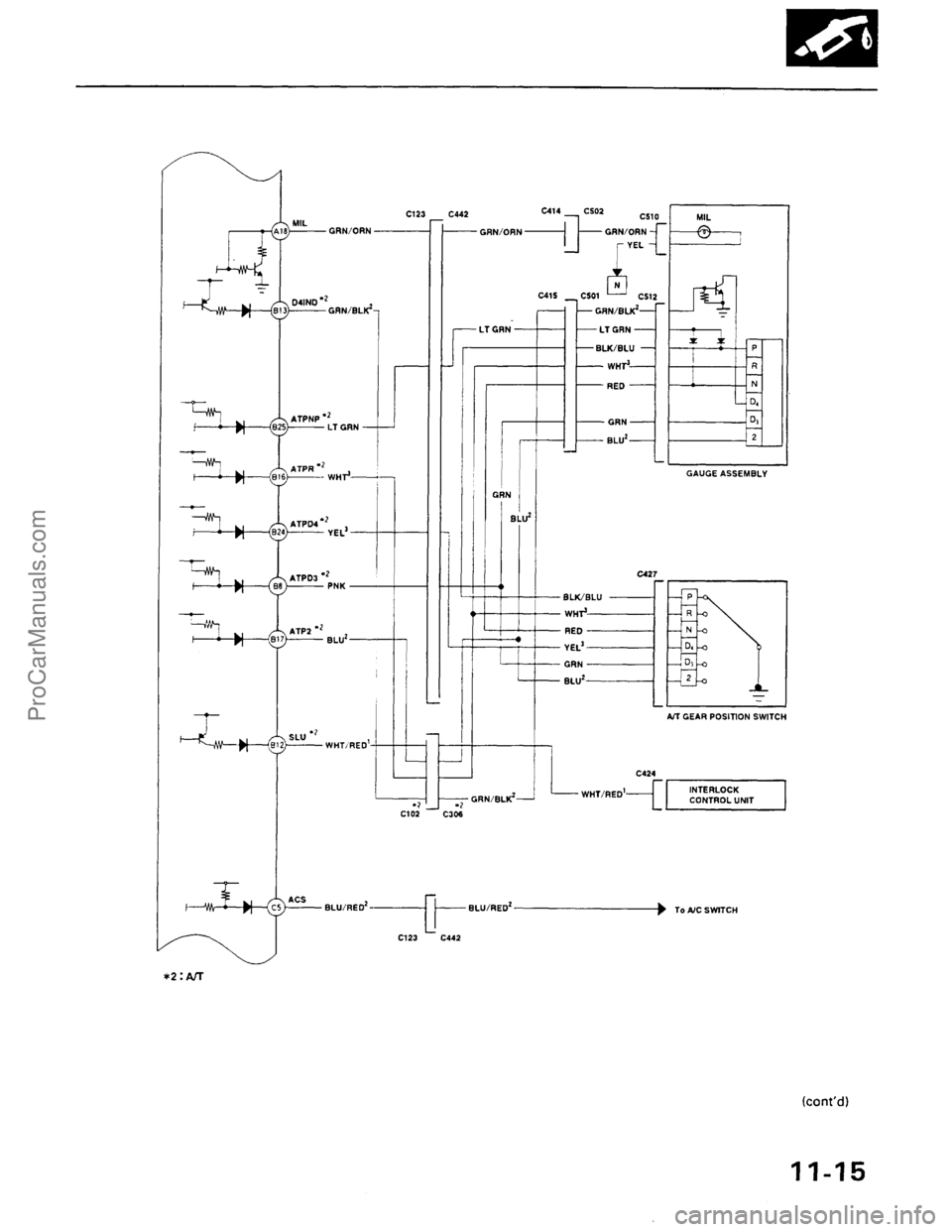 ACURA EL 1997  Service Repair Manual ProCarManuals.com 