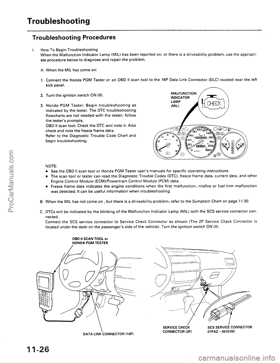 ACURA EL 1997  Service Repair Manual ProCarManuals.com 