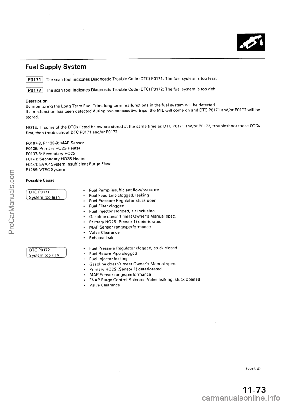 ACURA EL 1997  Service Repair Manual ProCarManuals.com 