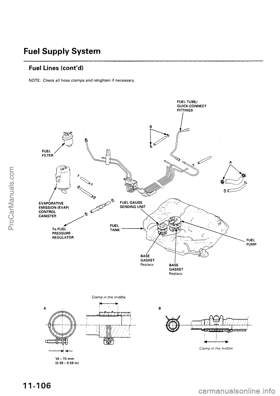 ACURA EL 1997  Service Repair Manual ProCarManuals.com 