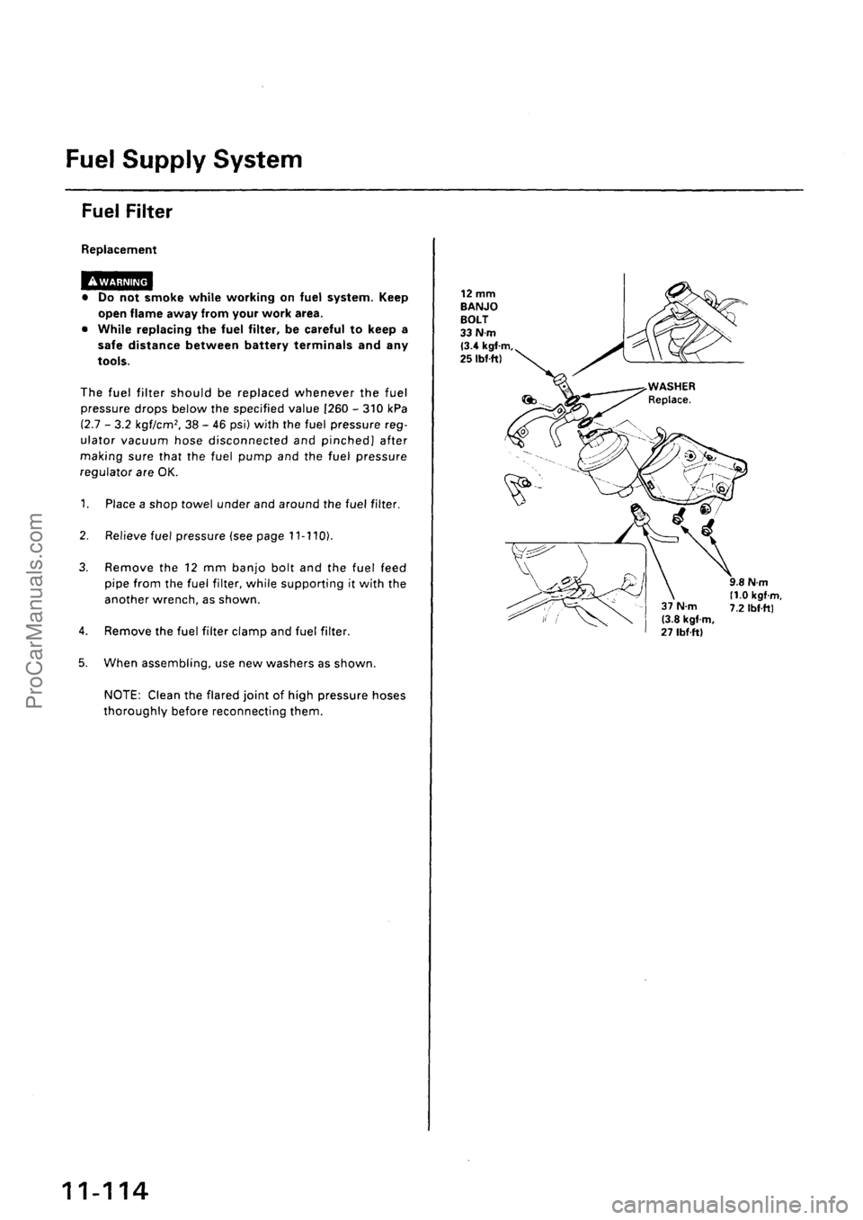 ACURA EL 1997  Service Repair Manual ProCarManuals.com 