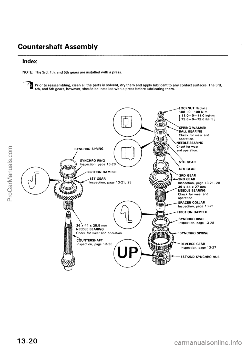 ACURA EL 1997  Service Repair Manual ProCarManuals.com 