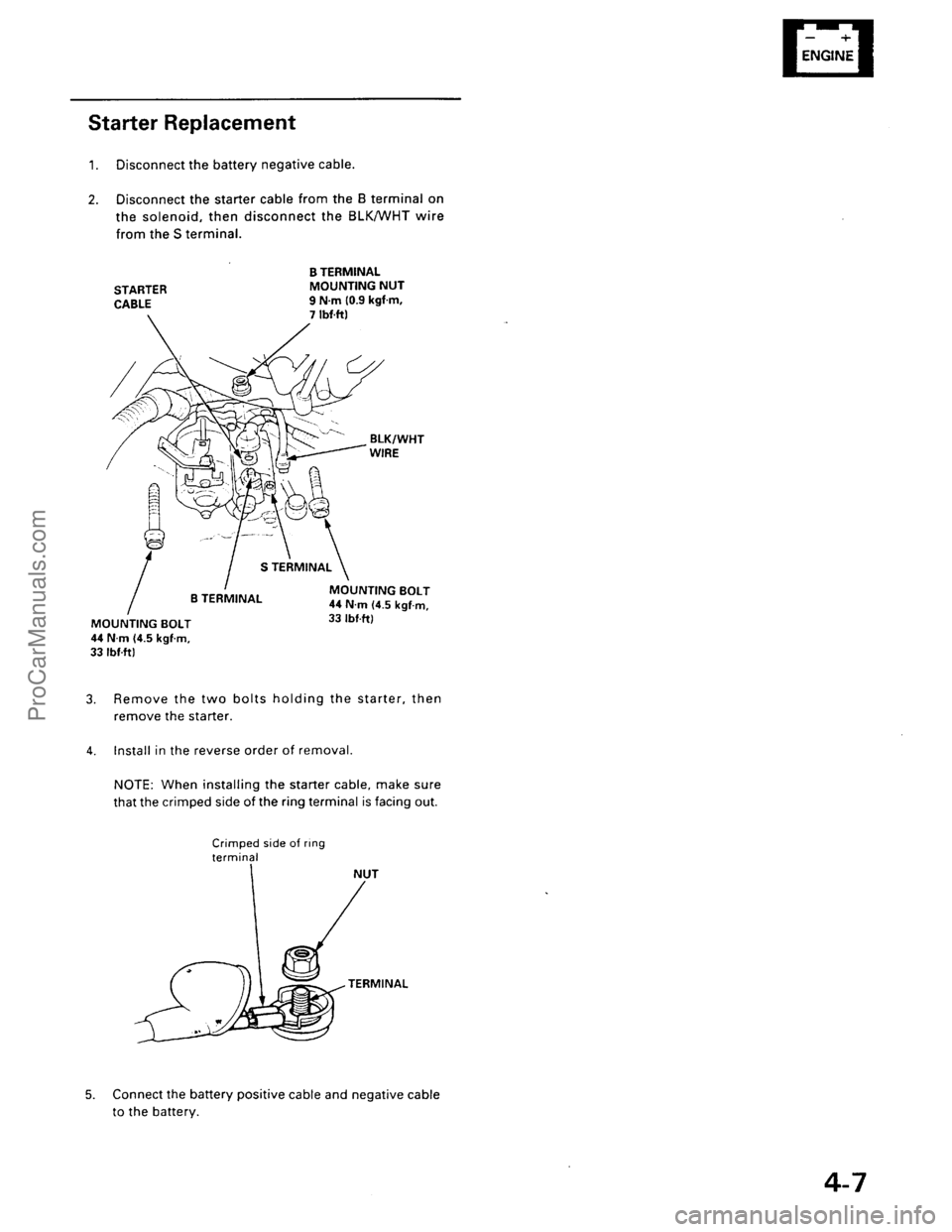 ACURA EL 1997  Service Repair Manual ProCarManuals.com 