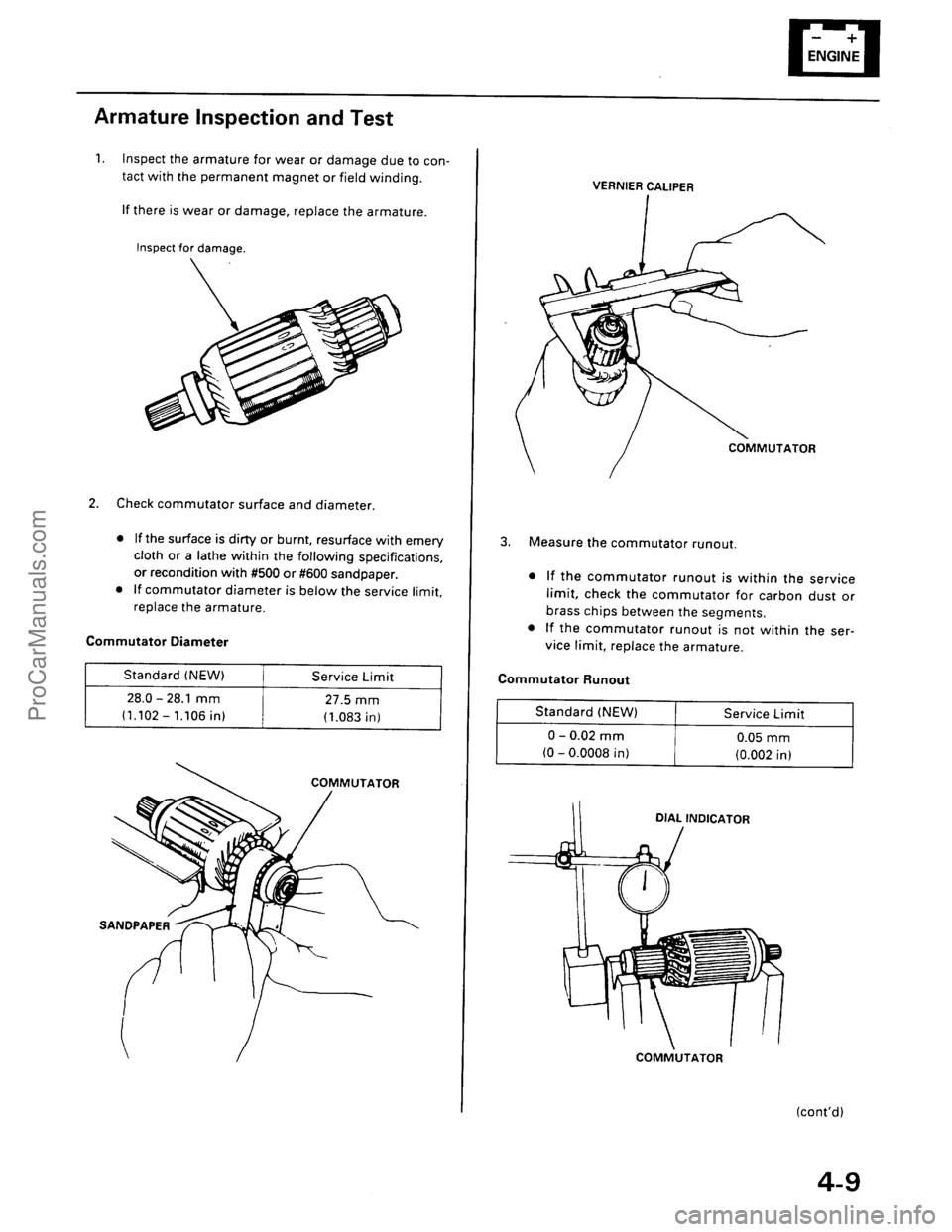 ACURA EL 1997  Service Repair Manual ProCarManuals.com 